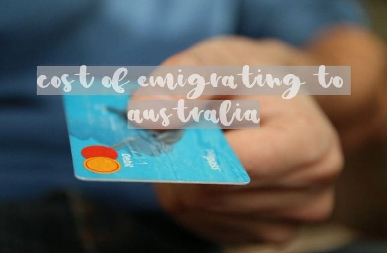 cost of emigrating to australia bank card